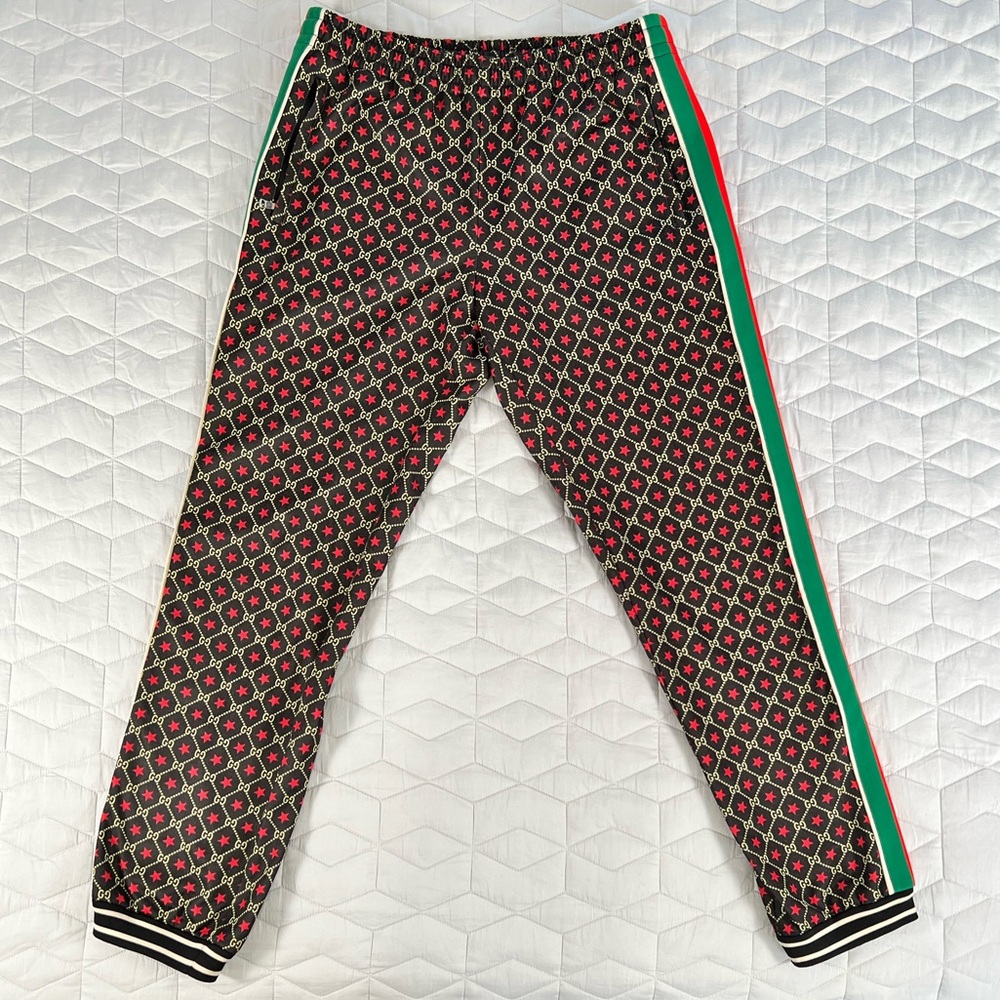 🛑SOLD🛑🎖GUCCI GG STAR PRINT TECHNICAL JERSEY PANTS🎖